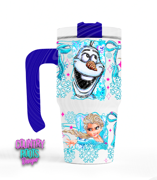 Frozen_ 12oz Grippy Tumbler