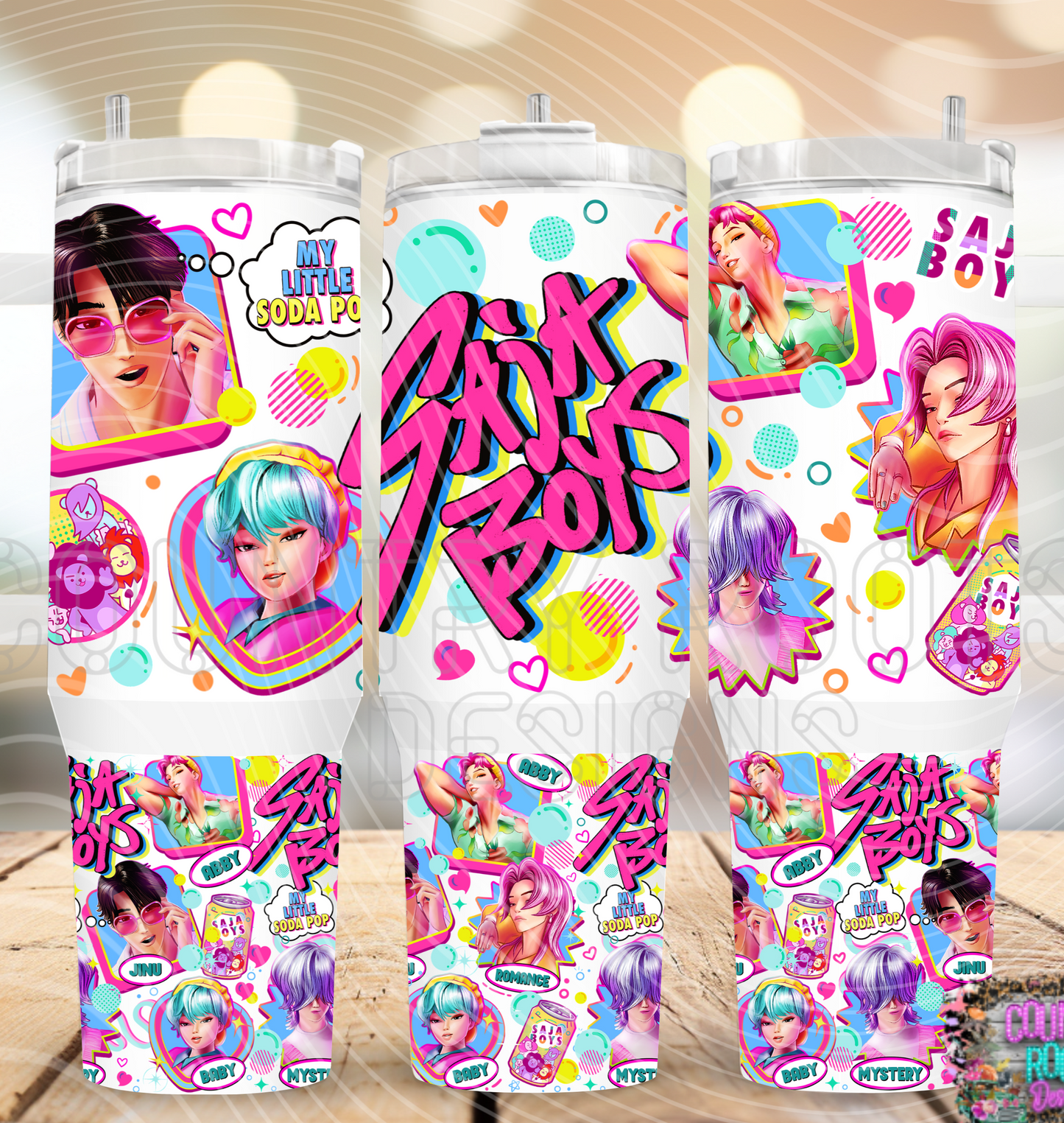 Saja Boys_ 12oz Grippy Tumbler