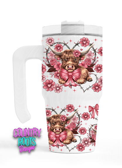 Highland Cow 12oz. Grippy Tumbler