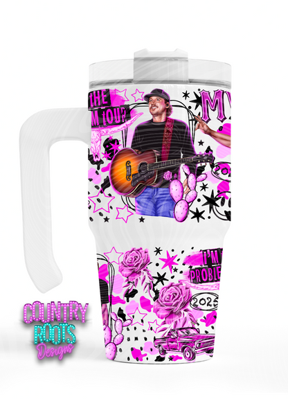I'm the problem_ 12oz. Grippy Tumbler