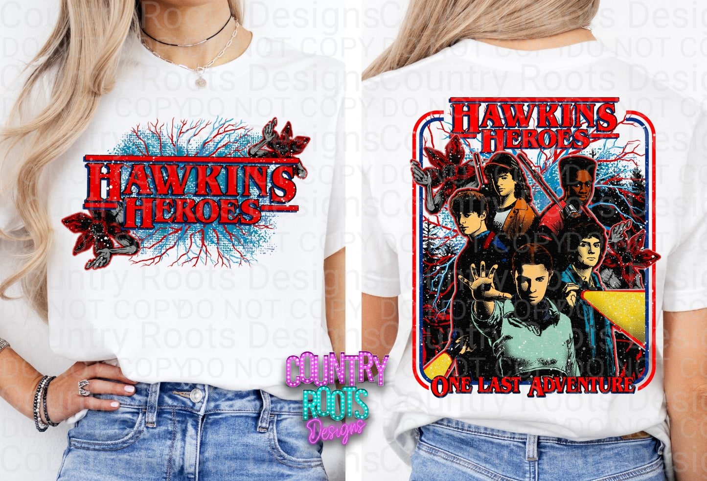 Heros Tee- Front & Back