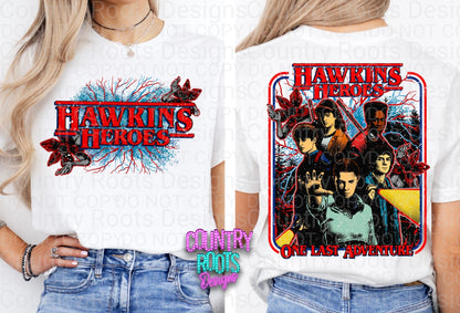 Heros Tee- Front & Back