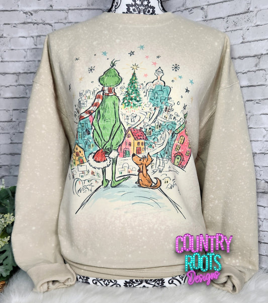 Retro Christmas Grinch_