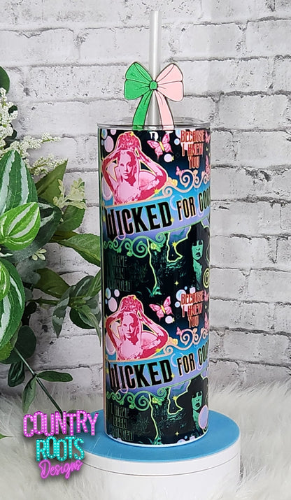Wicked For Good 20oz Skinny Tumbler