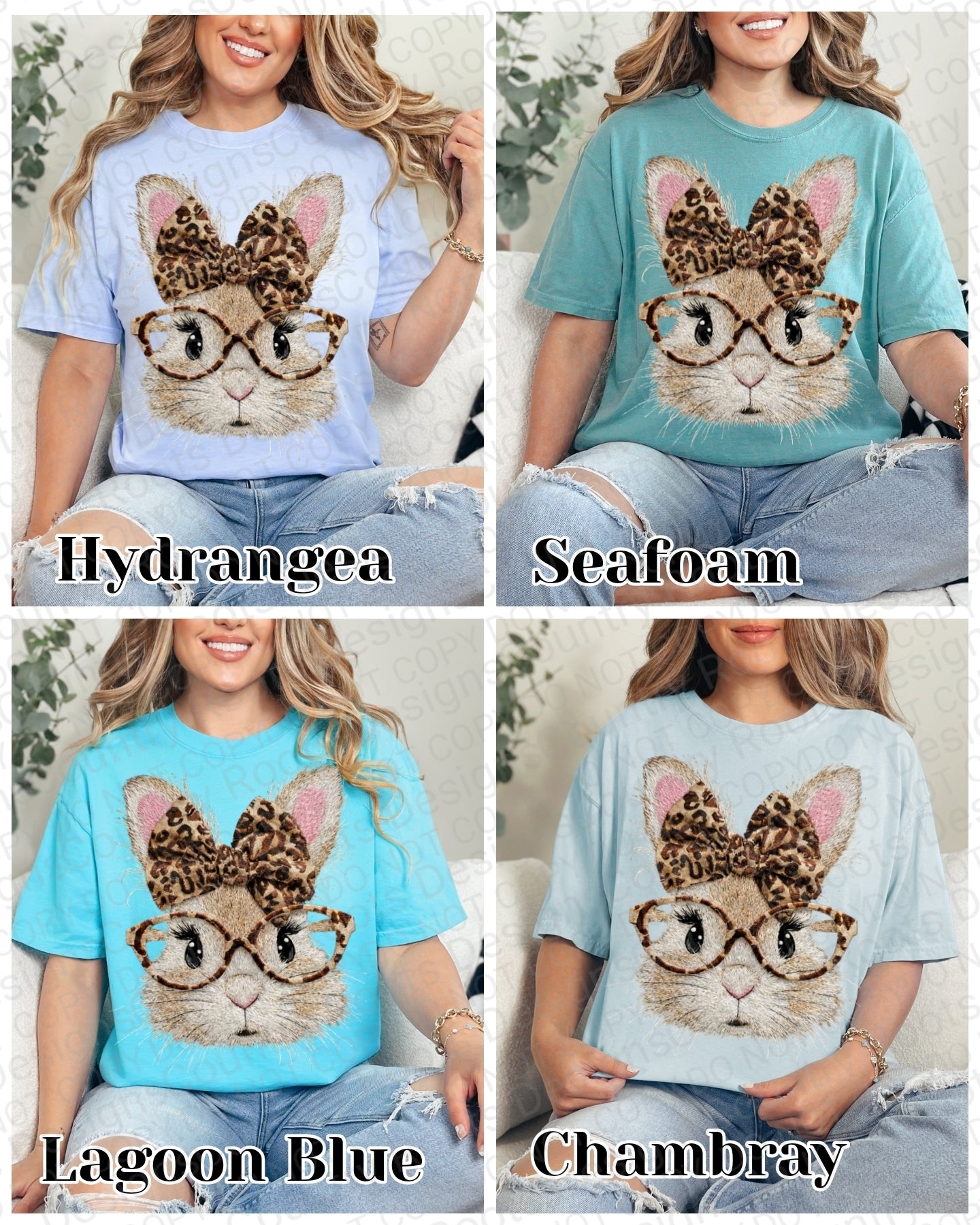 Cute Furry Bunny Tee- CC