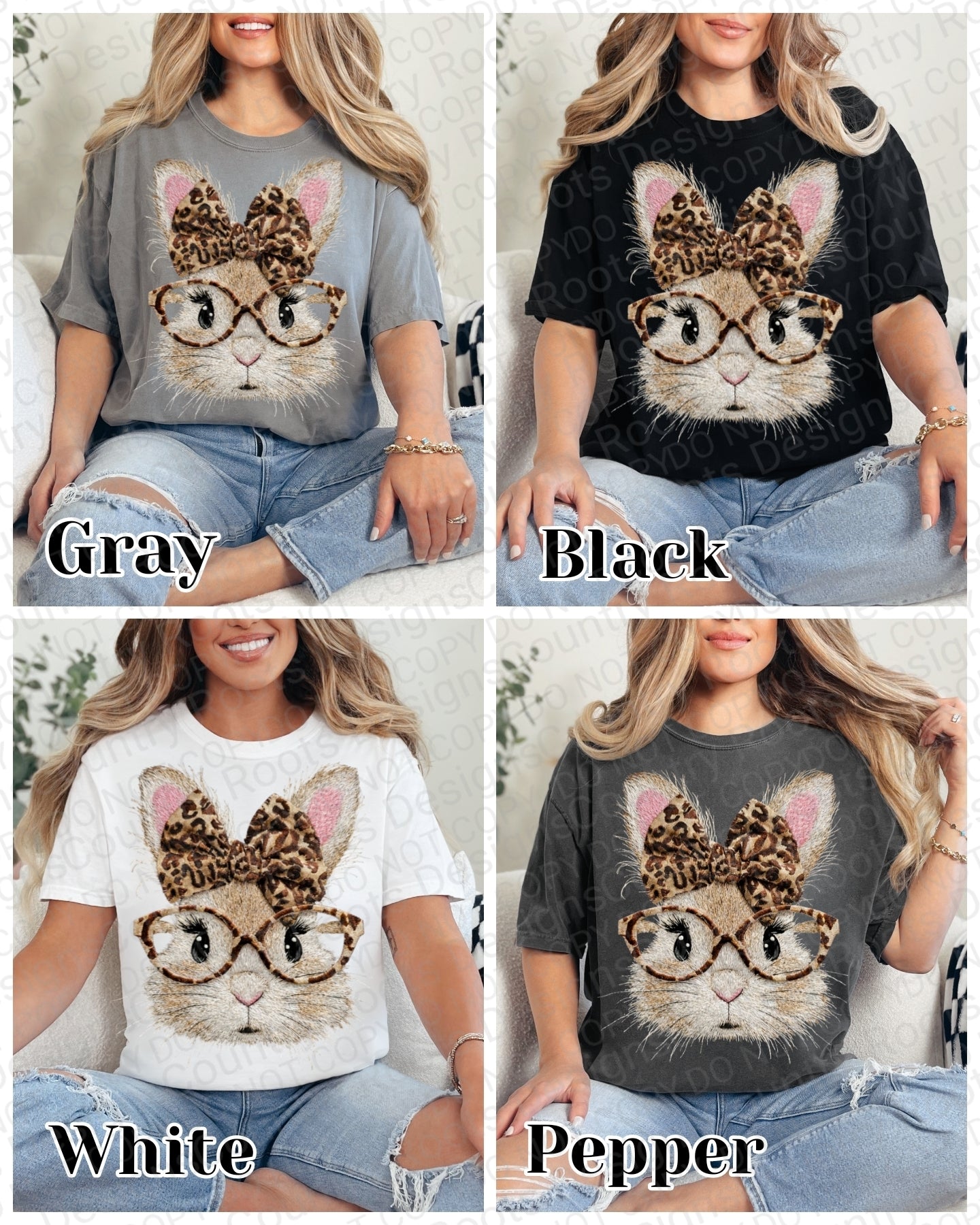 Cute Furry Bunny Tee- CC