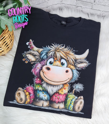 Patchwork Highland Cow