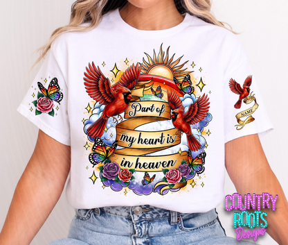 Part Of My Heart Is In Heaven Tee