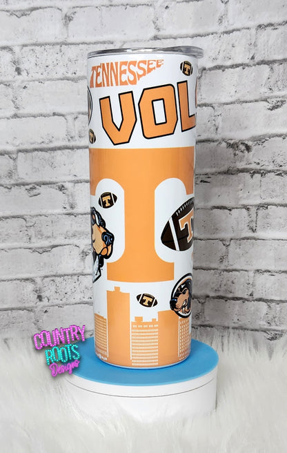 Tennessee_ 20oz Skinny Tumbler