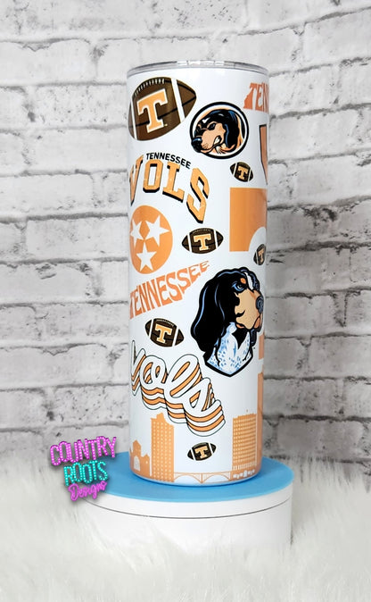 Tennessee_ 20oz Skinny Tumbler