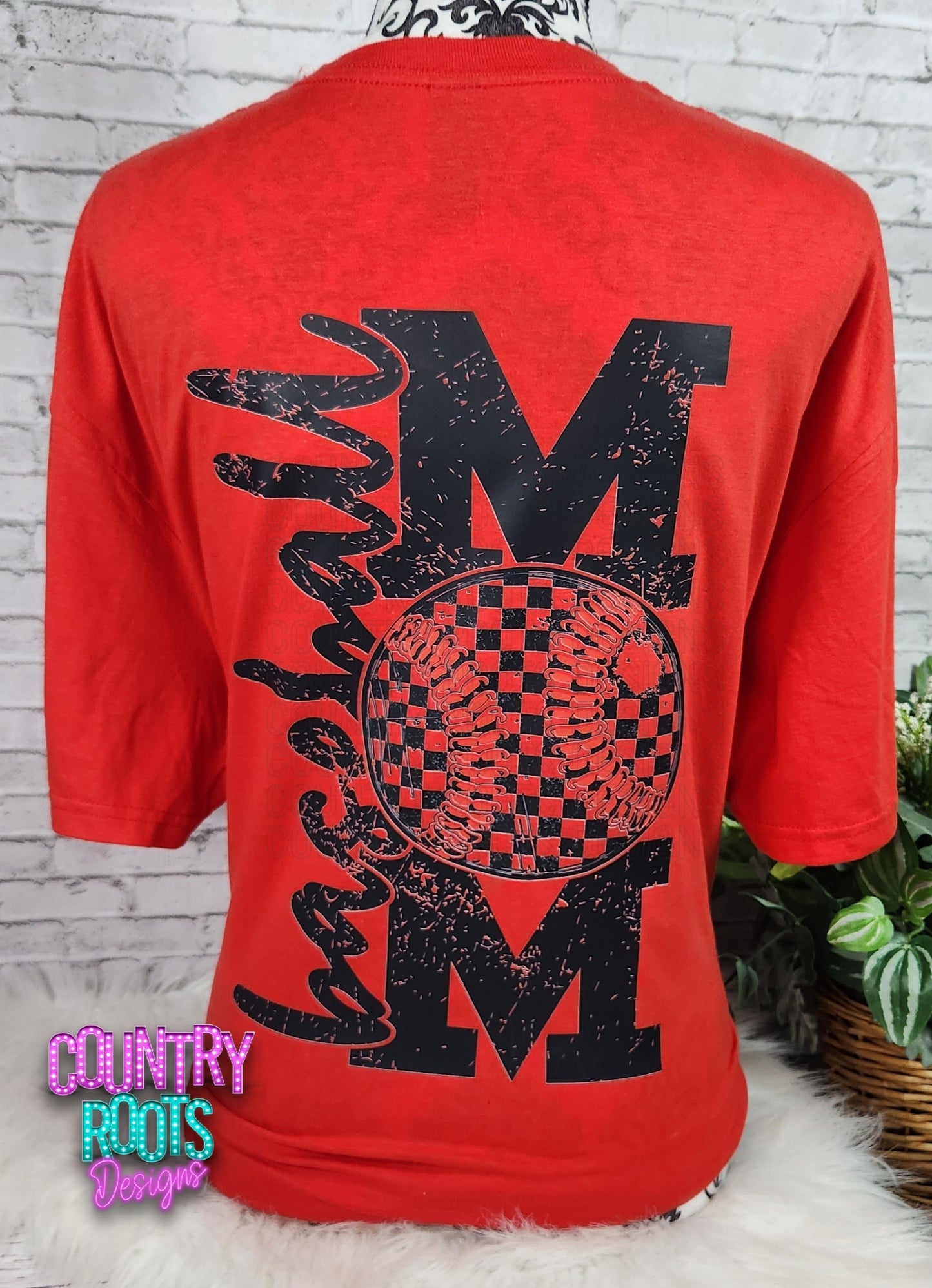 Baseball Mom_ Tee (Front & Back)