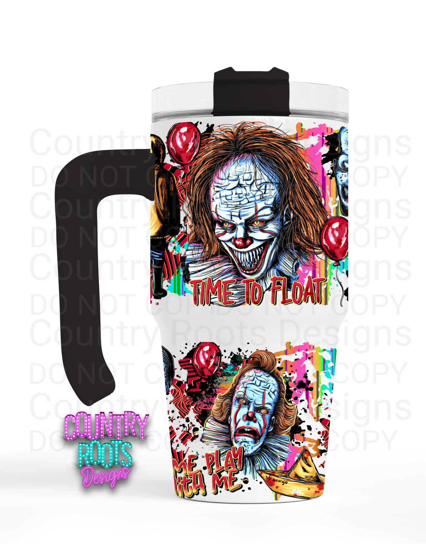 Time To Float Grippy Tumbler