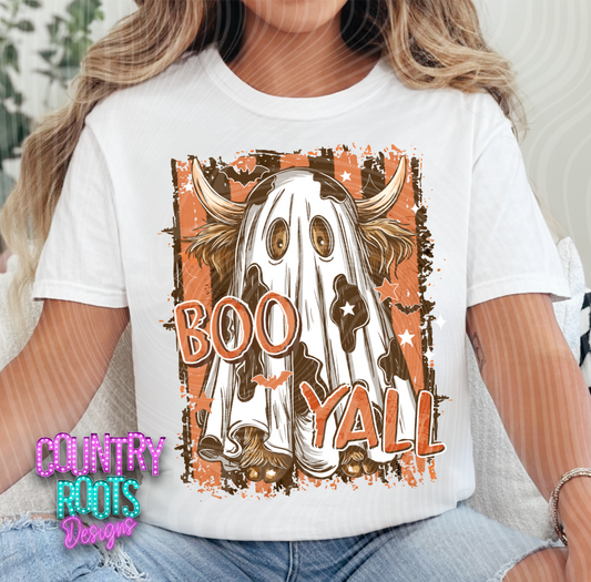 Boo Yall Cow Tee