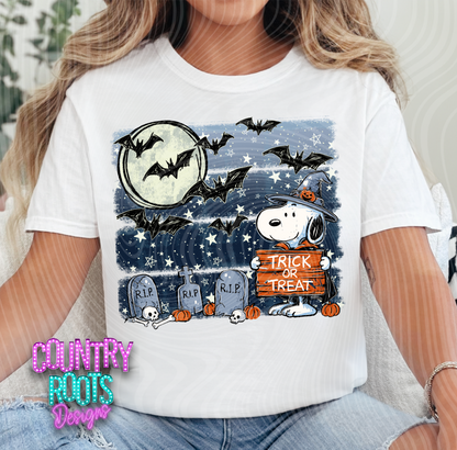 Trick Or Treat Snoop Tee