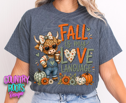 Fall Is My Love Language Tee