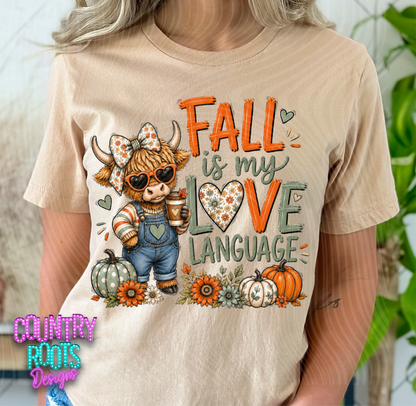 Fall Is My Love Language Tee