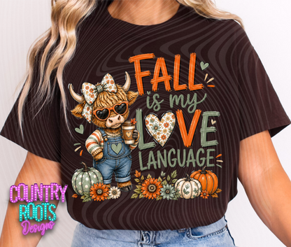 Fall Is My Love Language Tee