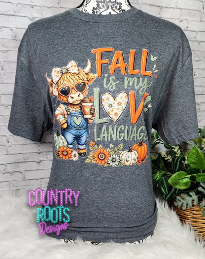 Fall Is My Love Language Tee