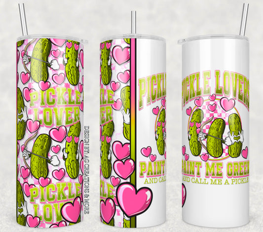 Pickle Lover 20oz Skinny Tumbler