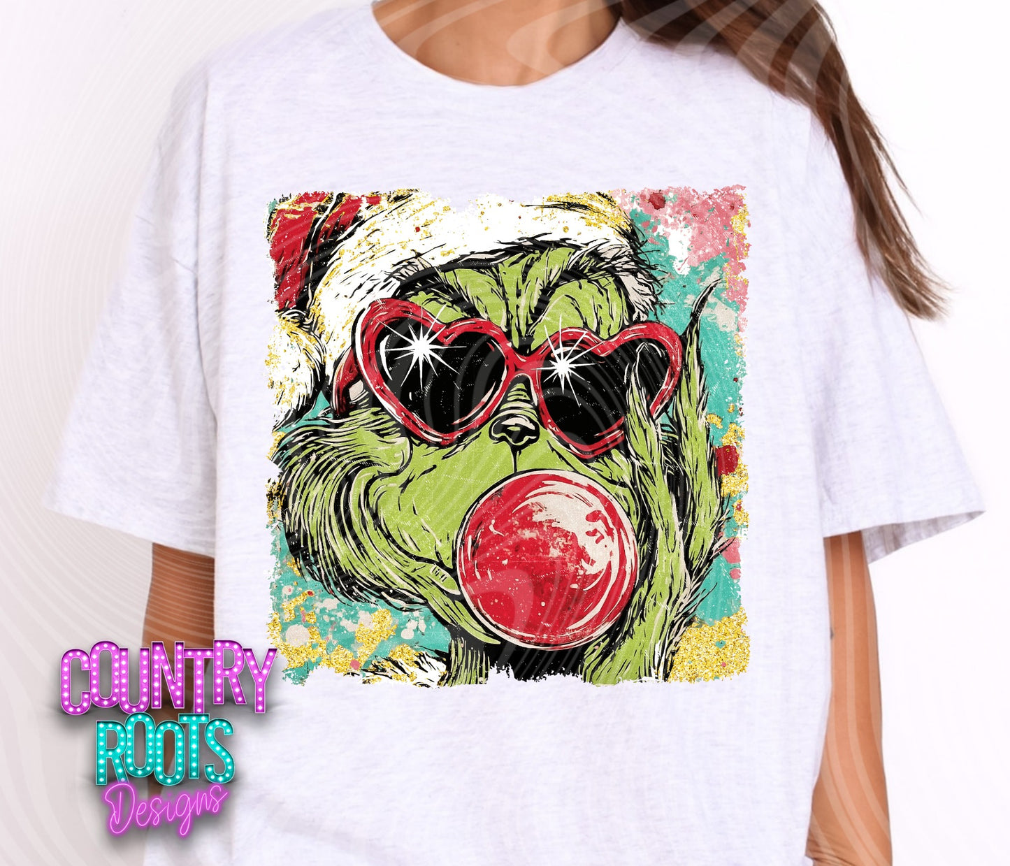 Bubble Gum Grinch Tee