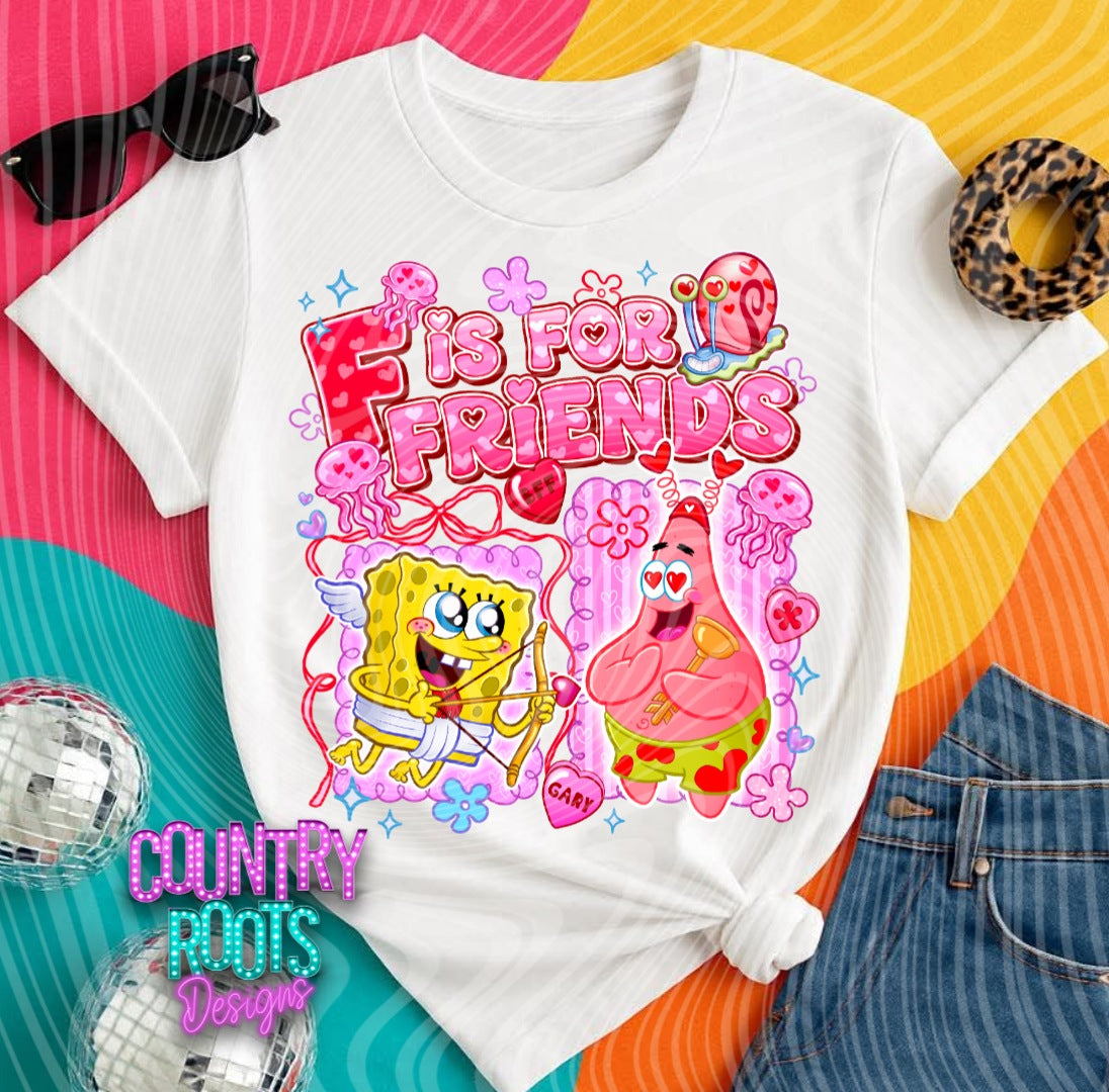 F Is For Friends Tee