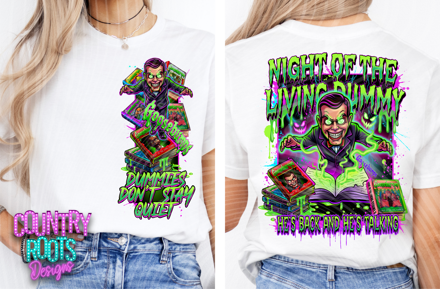 Night Of The Living Dummy Tee_ Front & Back
