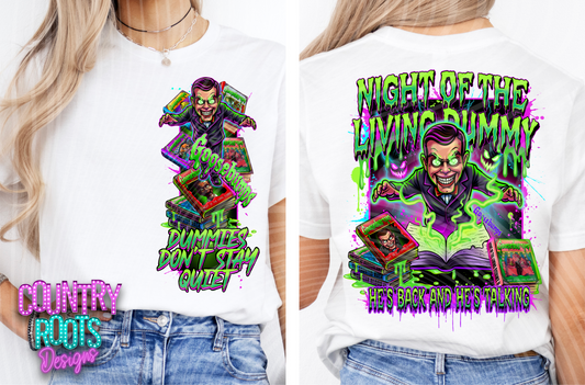 Night Of The Living Dummy Tee_ Front & Back