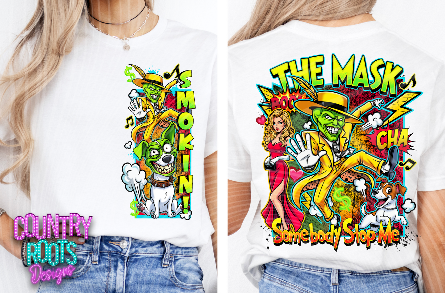 Somebody Stop Me Tee_ Front & Back