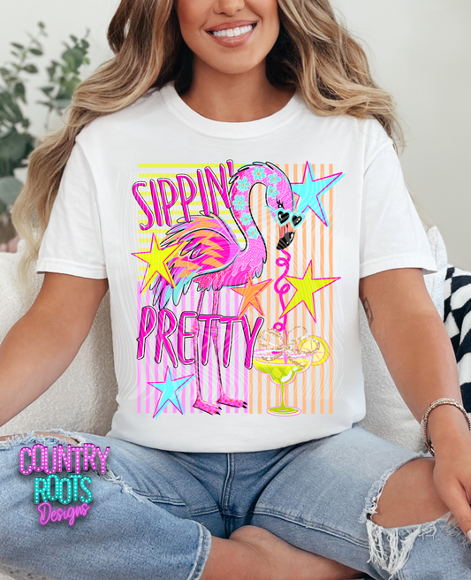 Sippin' Pretty Tee
