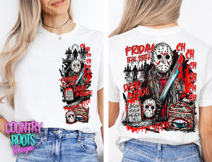 Jason Dead Inside Tee- Front & Back