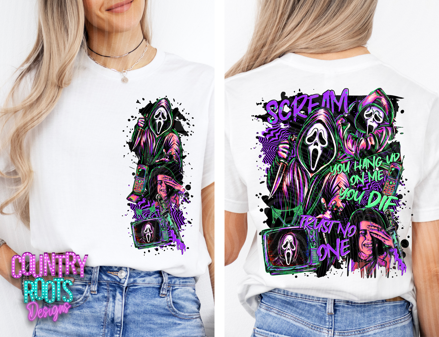 You Hang Up Tee- Front & Back