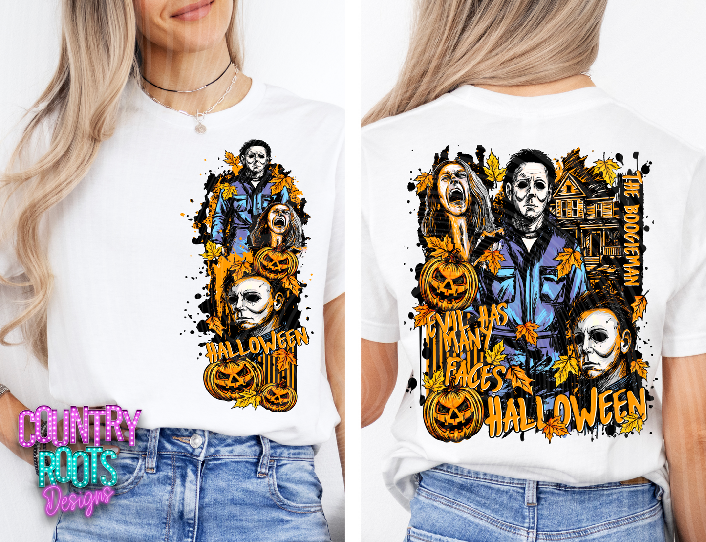 Boogieman Tee- Front & Back
