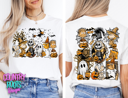 Charlie B_Halloween/Orange Tee- Front & Back
