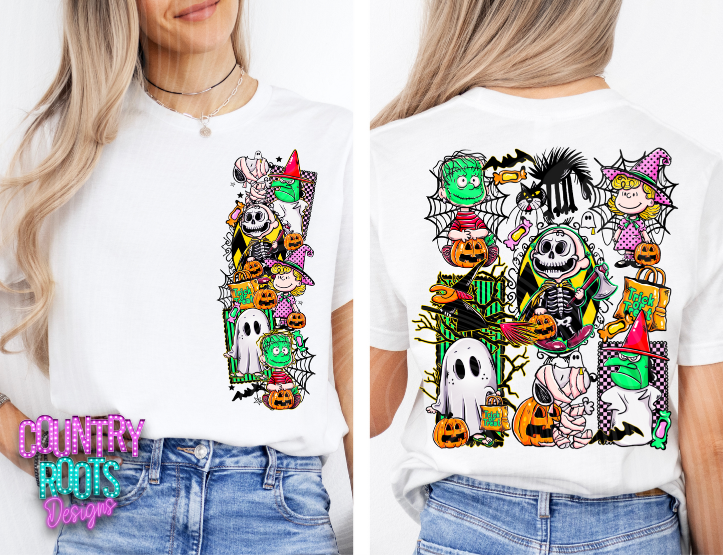 Charlie B_Halloween Tee- Front & Back
