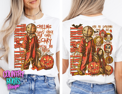 Sam Trick Or Treat_ Tee- Front & Back