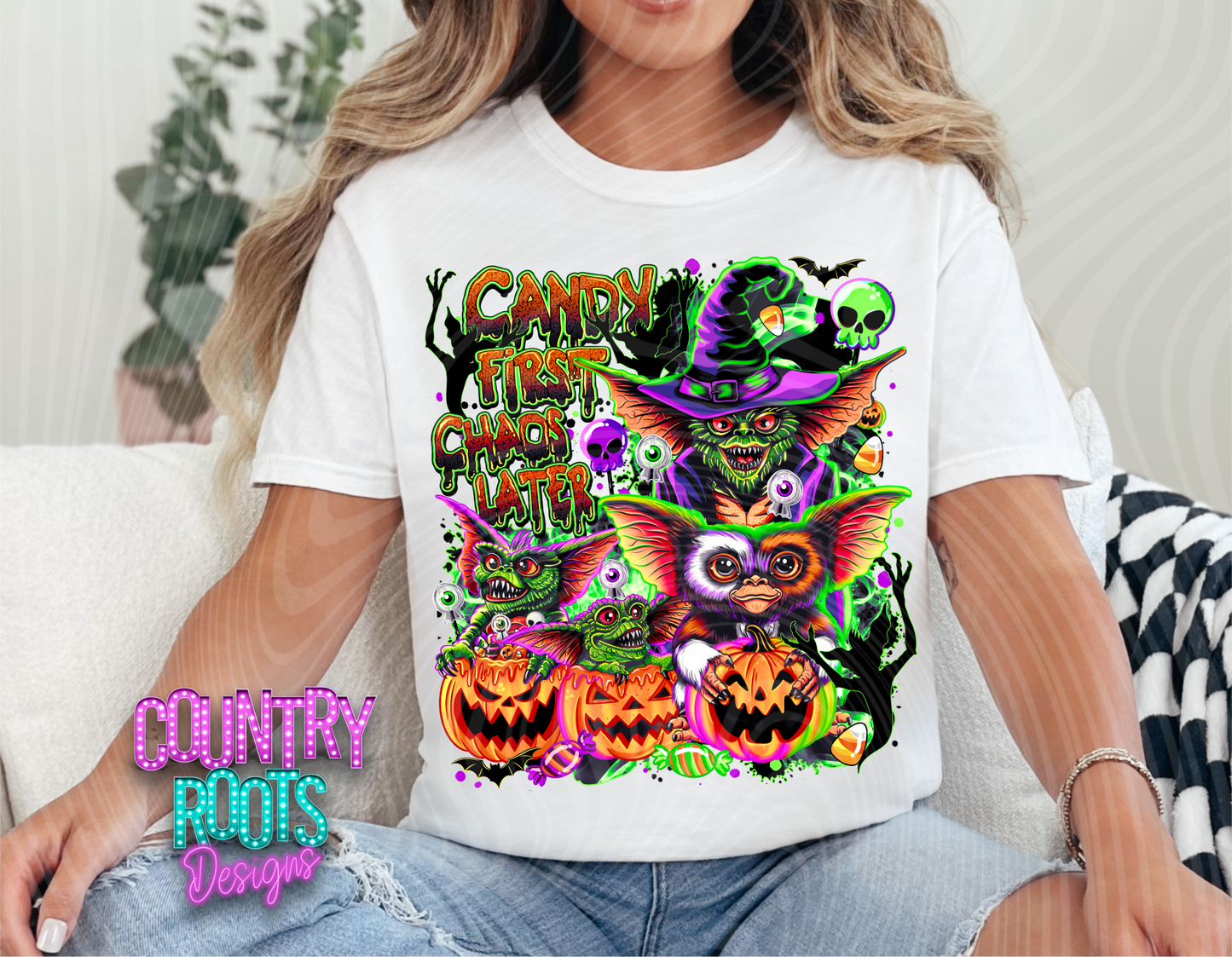 Candy First Chaos Later Tee