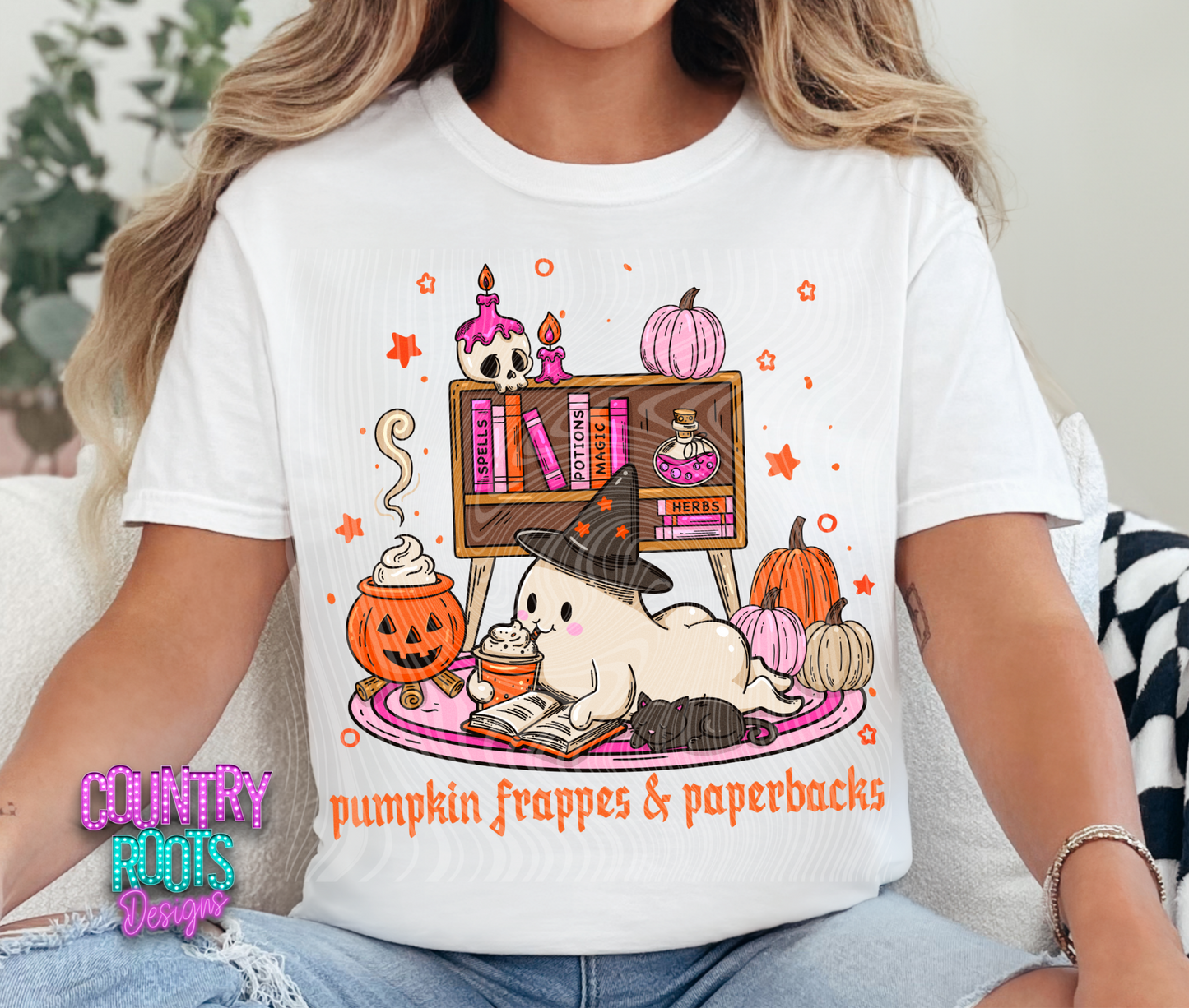 Pumpkin Frappes & Paperbacks Tee