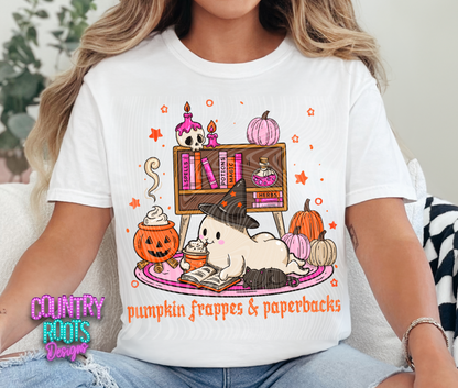 Pumpkin Frappes & Paperbacks Tee