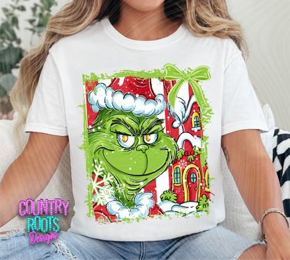 Christmas Grinch_ Selfie Tee