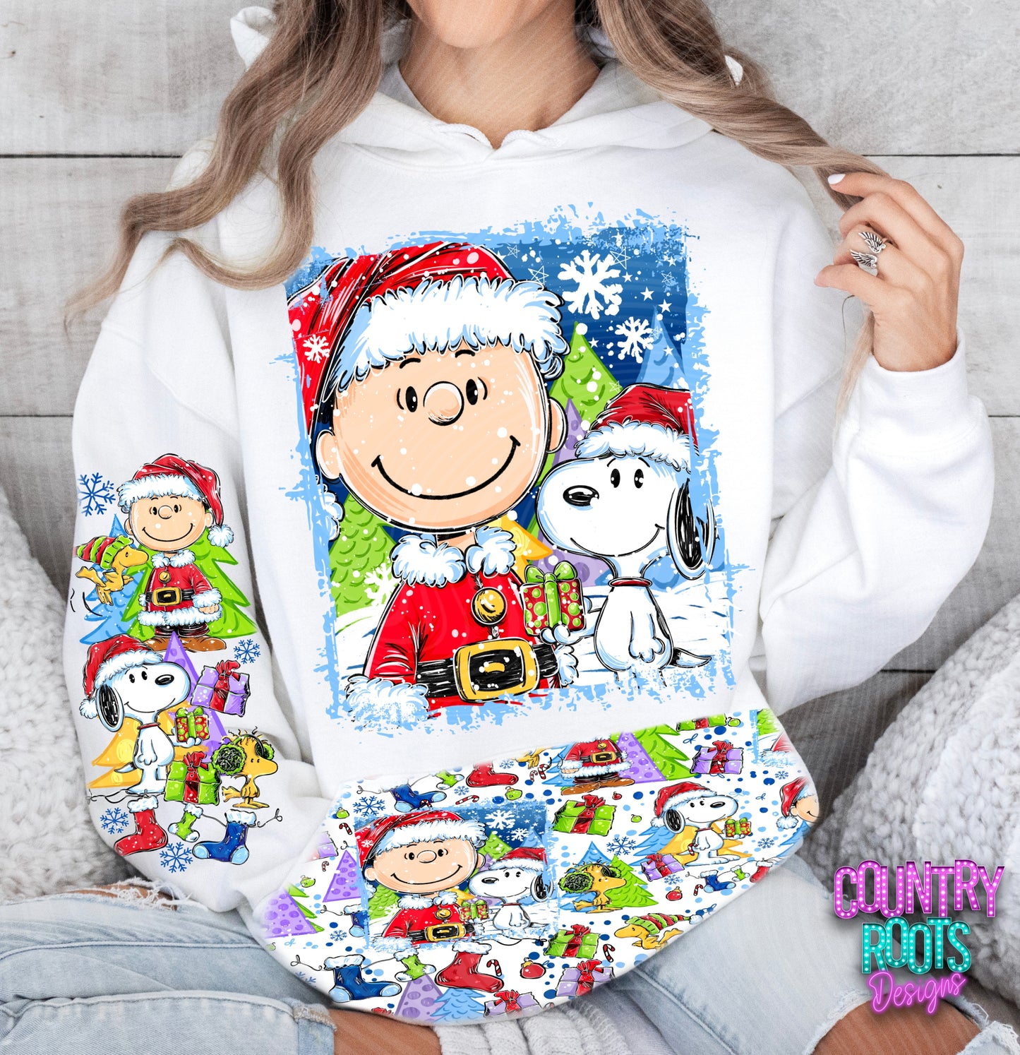 Christmas Charlie_Snoop Selfie Hoodie