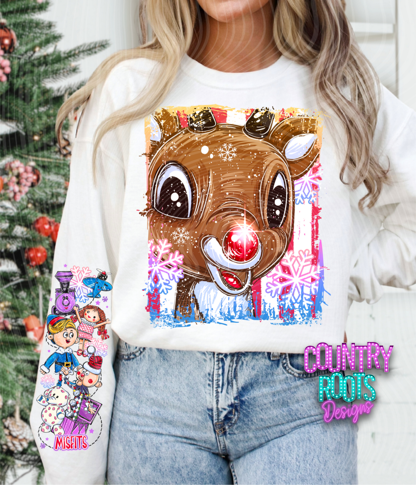 Christmas Reindeer Selfie