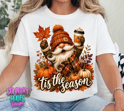 Tis The Season Gnome Tee