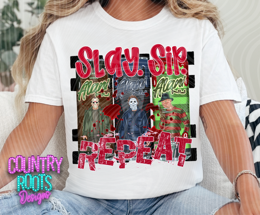 Slay Sip Repeat Tee