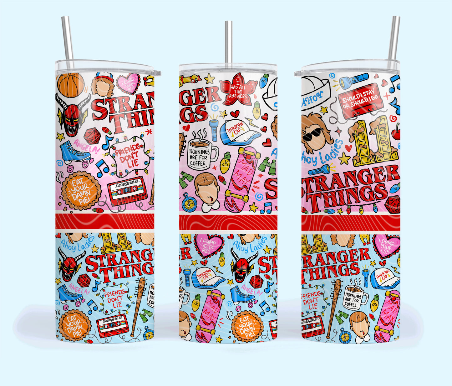 ST Doodle 20oz Skinny Tumbler