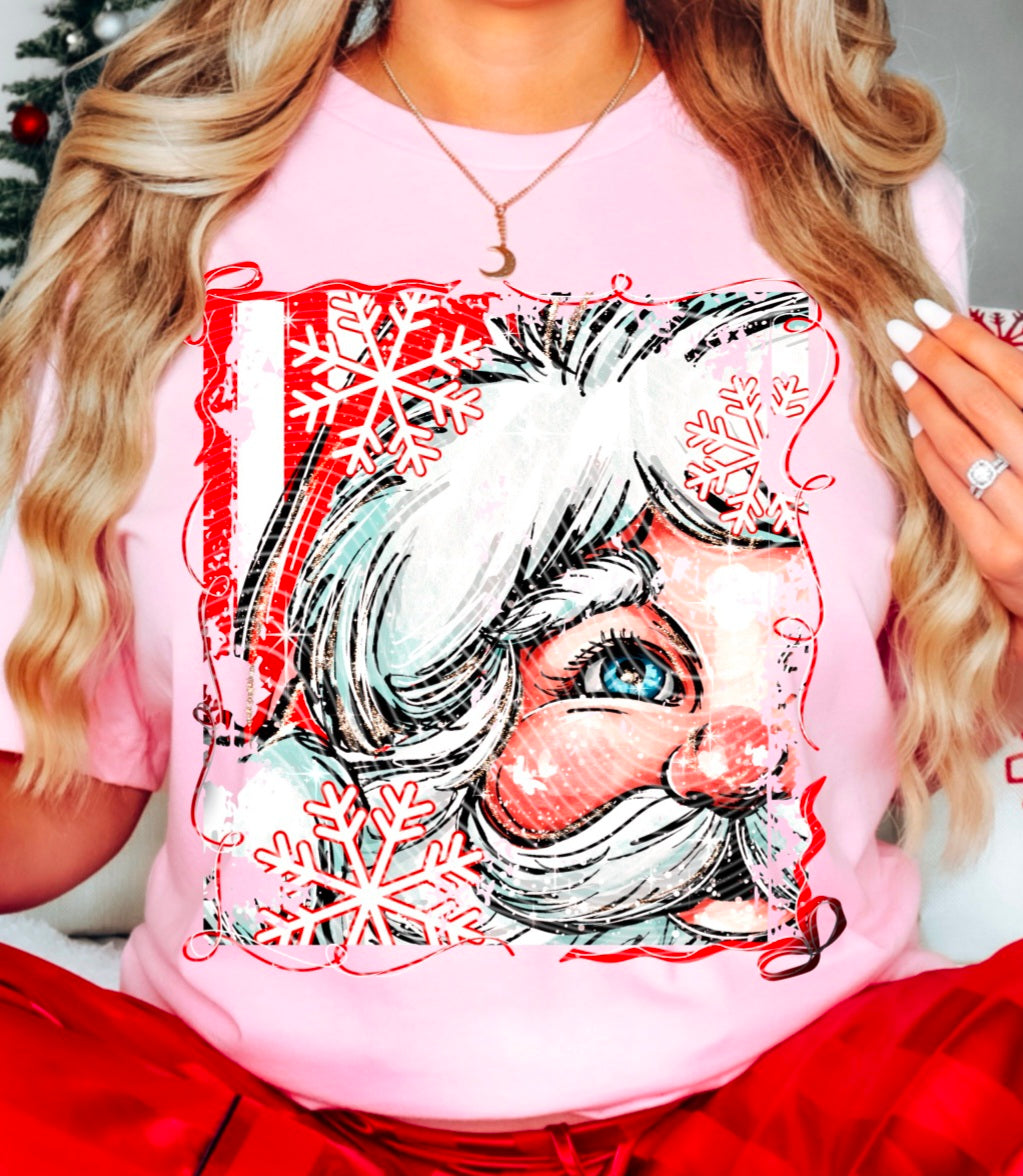 Up Close Santa Tee