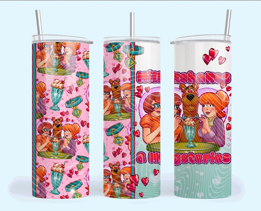 Milkshakes & Mysteries 20oz Skinny Tumbler