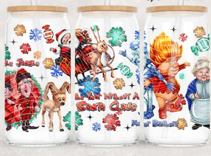 16oz. Glass Can Cup- Pick Your Design