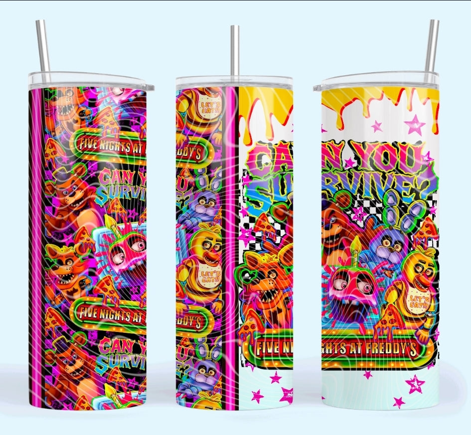 FNAF 20oz Skinny Tumbler