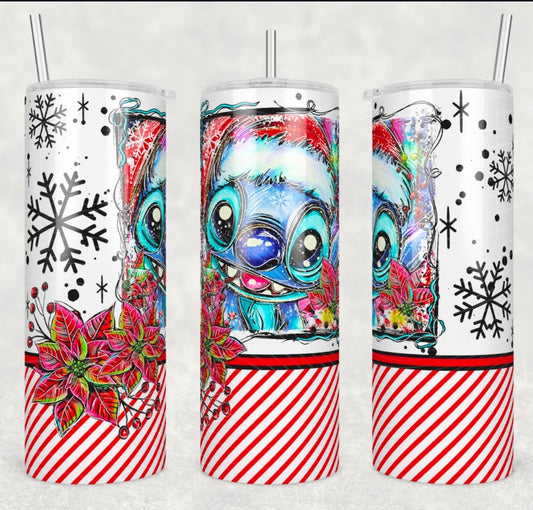 Christmas Stitch_ 20oz Skinny Tumbler