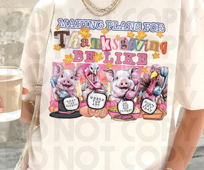 Making Plans For Thanksgiving